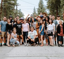 A group of people, representing a community