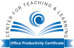 Center for Teaching and Learning - Office Productivity Certificate